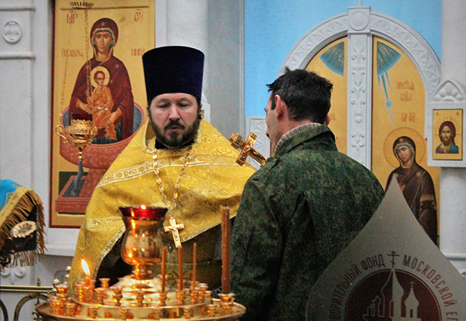 Присяга казаков села Алабушево Солнечногорского района!