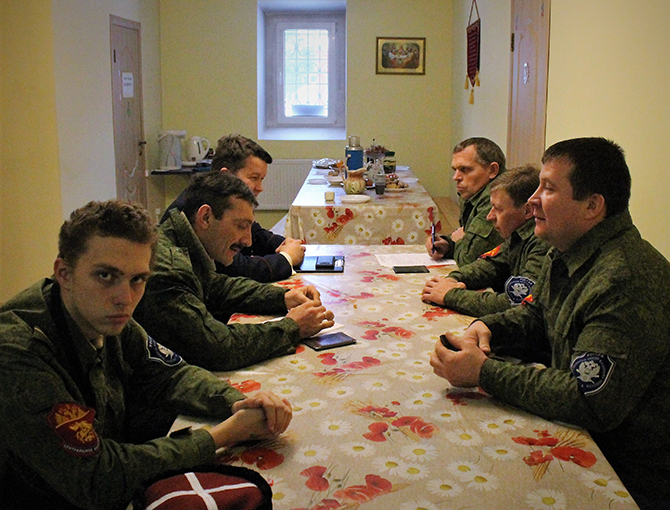 В трапезной храма состоялось традиционное чай питие
